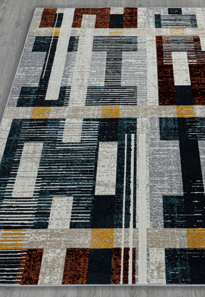 LYCRA EJ76A L.GREY D.BLUE 3 carpet-room